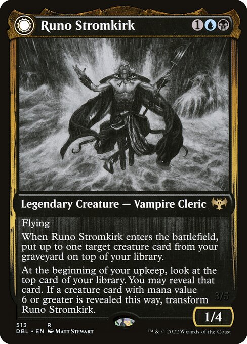 Runo Stromkirk // Krothuss, Lord of the Deep (513) [Innistrad: Double Feature]