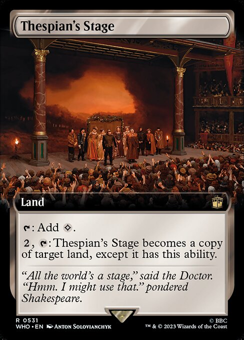 Thespian's Stage (531) [Doctor Who] [Extended Art]