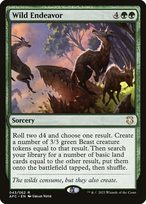 Wild Endeavor (43) [Forgotten Realms Commander]