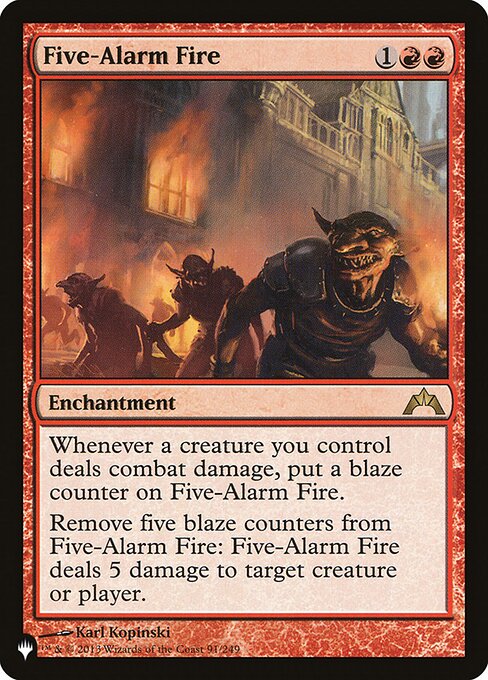 Five-Alarm Fire (GTC-91) [The List]