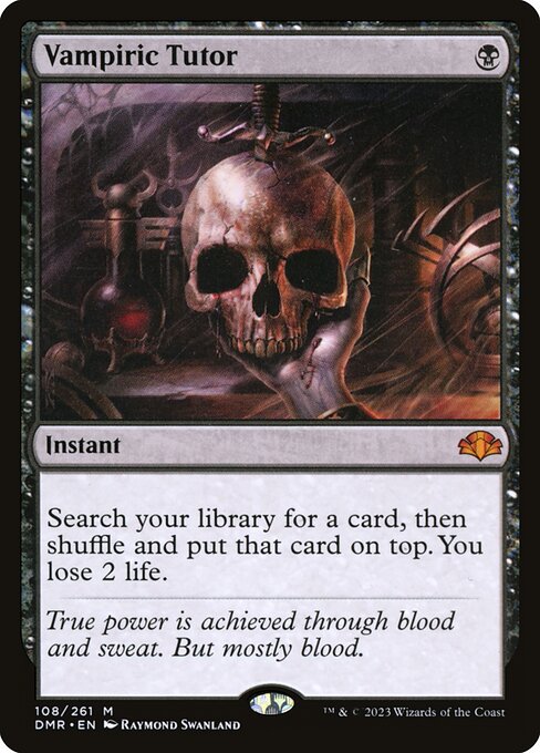 Vampiric Tutor (108) [Dominaria Remastered]