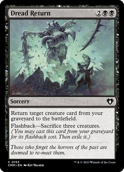 Dread Return (153) [Commander Masters]