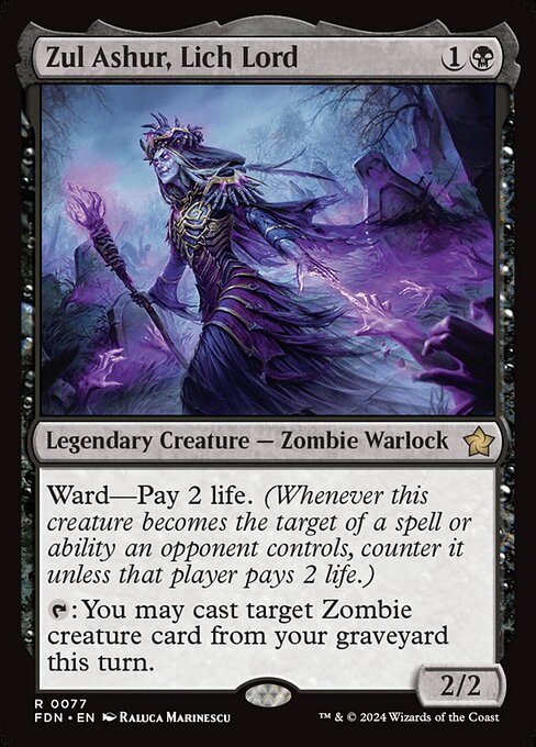 Zul Ashur, Lich Lord (77) [Foundations]