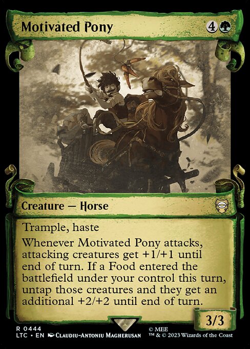 Motivated Pony (444) [Tales of Middle-earth Commander] [Showcase]