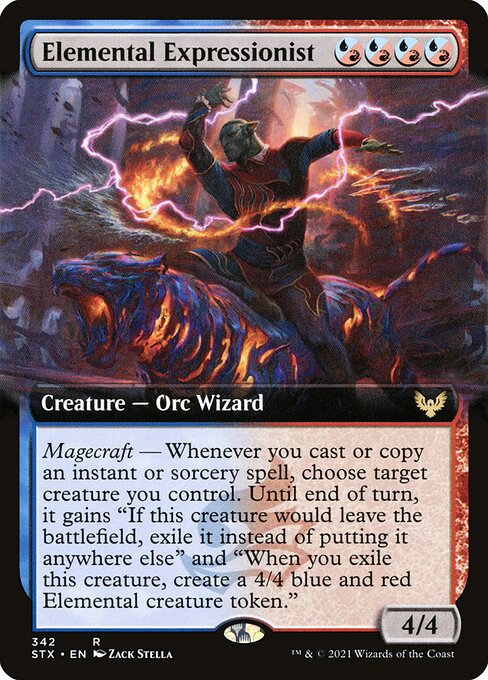 Elemental Expressionist (342) [Strixhaven: School of Mages] [Extended Art]