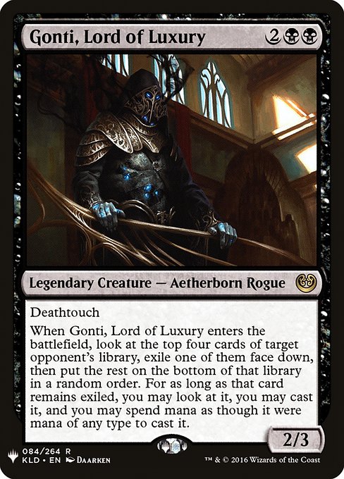 Gonti, Lord of Luxury (KLD-84) [The List]