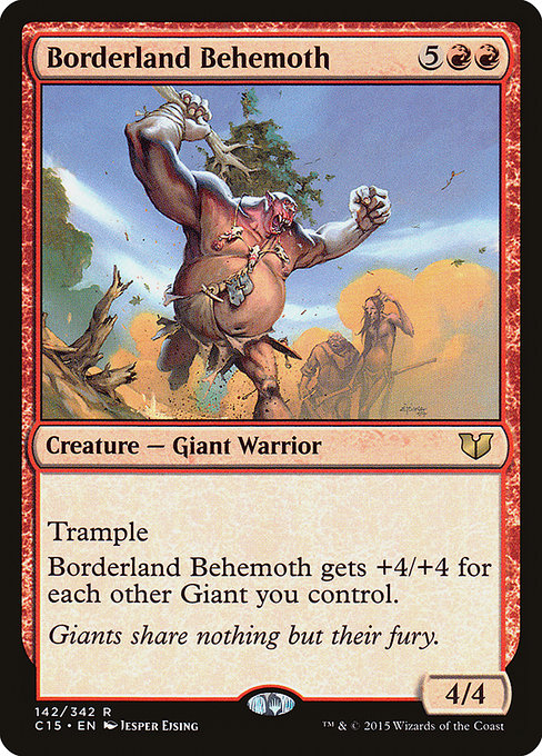 Borderland Behemoth (142) [Commander 2015]