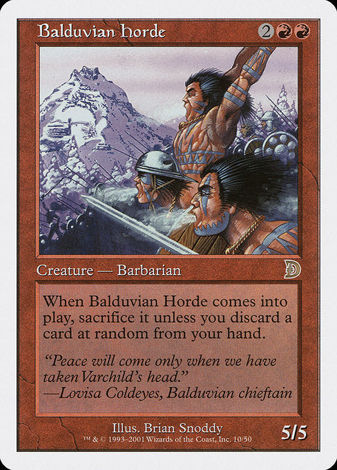 Balduvian Horde (10) [Deckmasters]