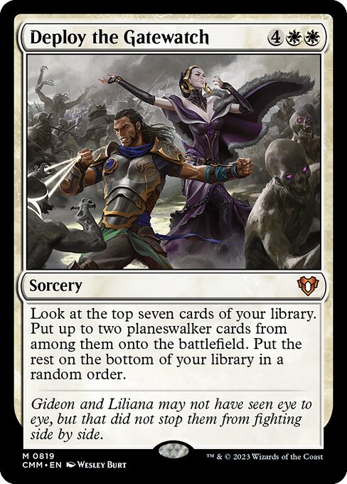 Deploy the Gatewatch (819) [Commander Masters]