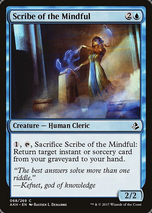 Scribe of the Mindful (68) [Amonkhet]