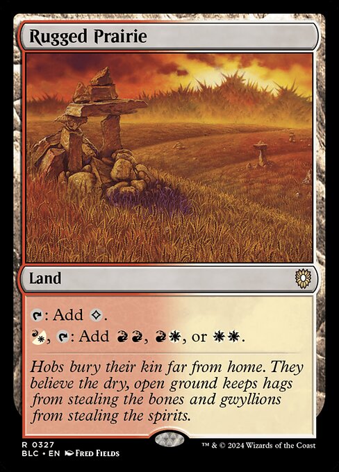 Rugged Prairie (327) [Bloomburrow Commander]