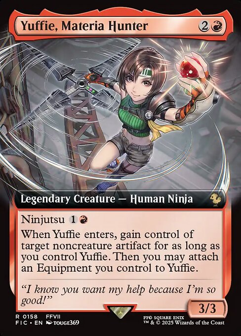 Yuffie, Materia Hunter (158) [Final Fantasy Commander]
