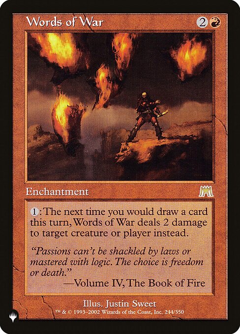 Words of War (ONS-244) [The List]