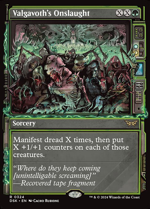 Valgavoth's Onslaught (324) [Duskmourn: House of Horror]