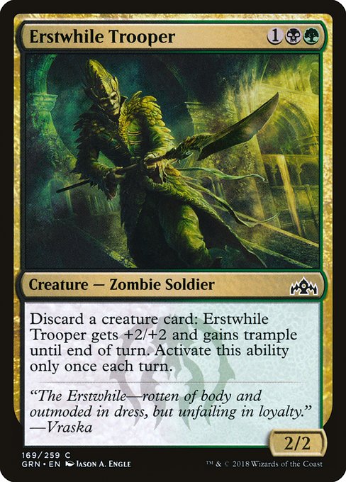 Erstwhile Trooper (169) [Guilds of Ravnica]