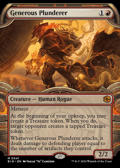 Generous Plunderer (41) [The Big Score]