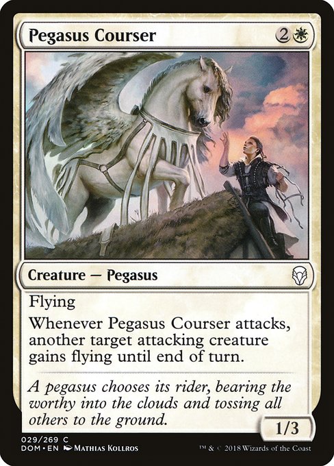 Pegasus Courser (29) [Dominaria]