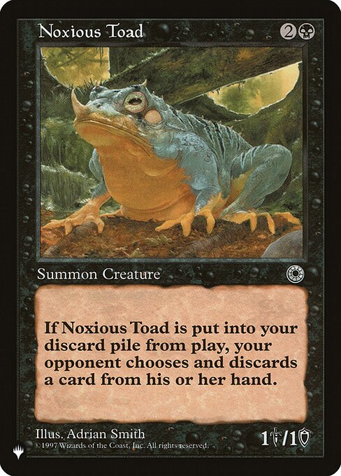 Noxious Toad (POR-104) [The List]