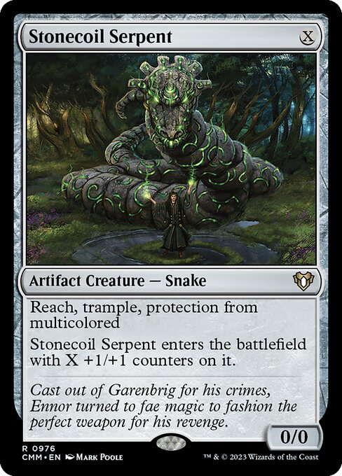Stonecoil Serpent (976) [Commander Masters]