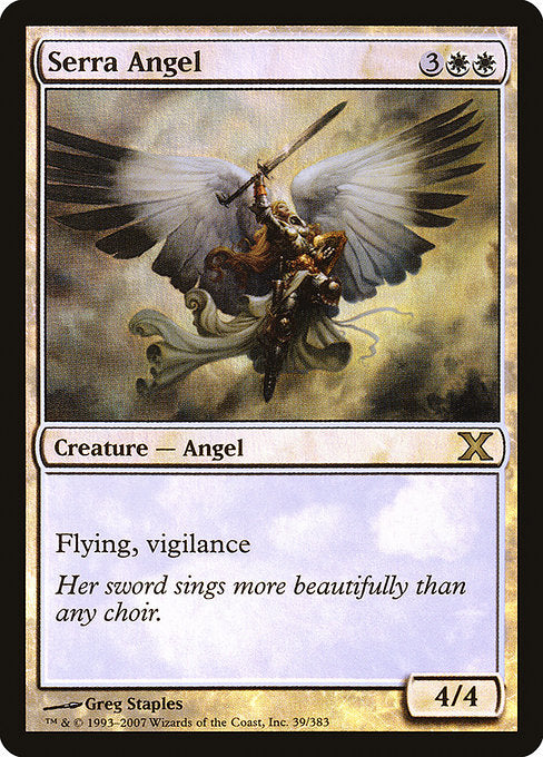 Serra Angel (39★) [Tenth Edition]
