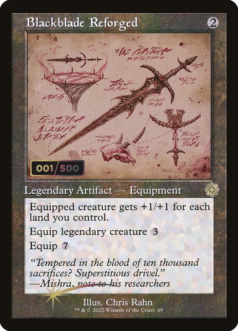 Blackblade Reforged (69z) [The Brothers' War Retro Artifacts]