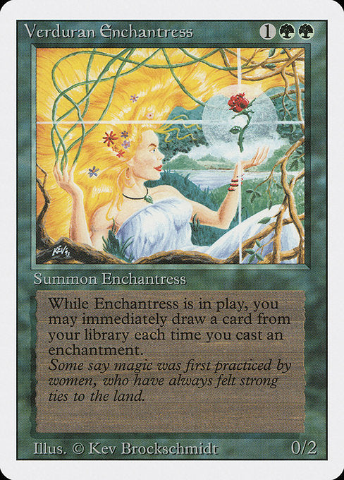 Verduran Enchantress (223) [Revised Edition]