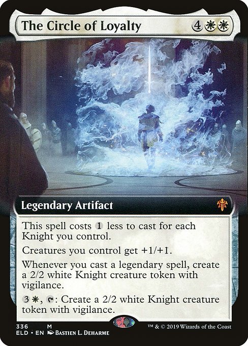 The Circle of Loyalty (336) [Throne of Eldraine] [Extended Art]