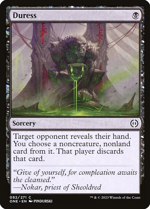 Duress (92) [Phyrexia: All Will Be One]
