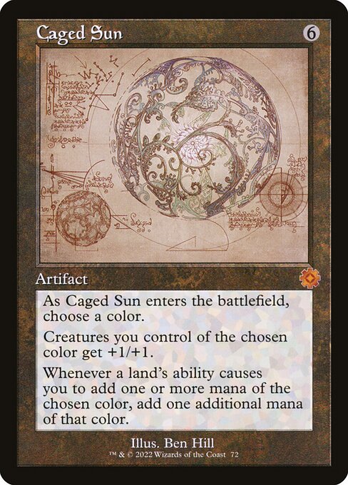 Caged Sun (72) [The Brothers' War Retro Artifacts]