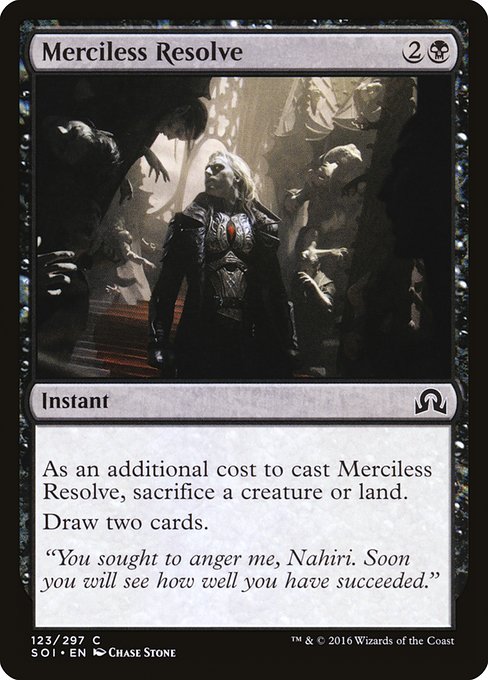 Merciless Resolve (123) [Shadows over Innistrad]