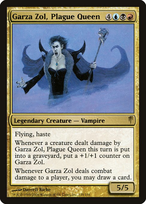 Garza Zol, Plague Queen (129) [Coldsnap]