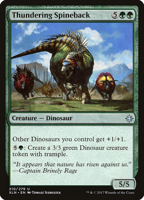 Thundering Spineback (210) [Ixalan]