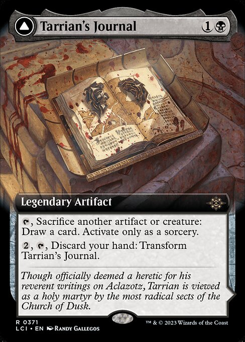 Tarrian's Journal // The Tomb of Aclazotz (371) [The Lost Caverns of Ixalan] [Extended Art]