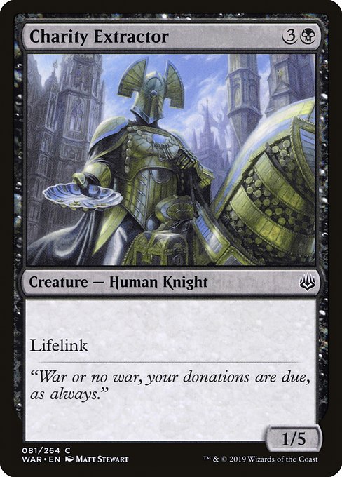 Charity Extractor (81) [War of the Spark]