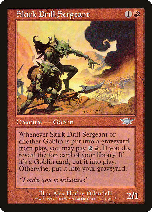 Skirk Drill Sergeant (112) [Legions]
