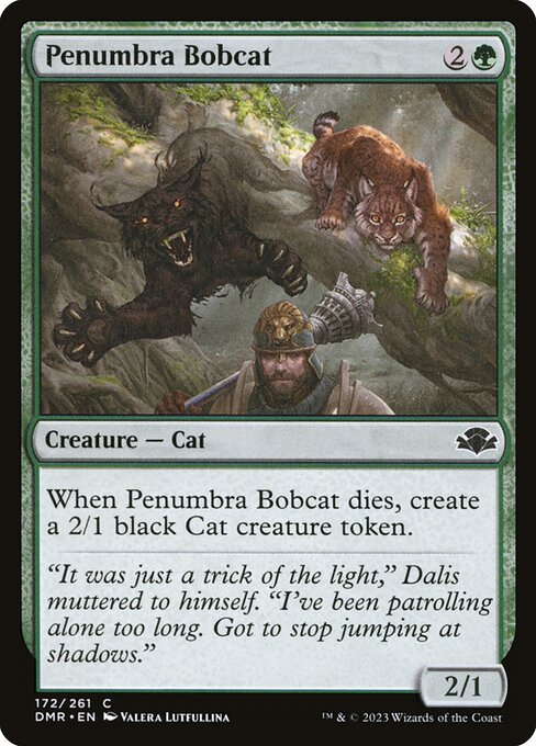 Penumbra Bobcat (172) [Dominaria Remastered]