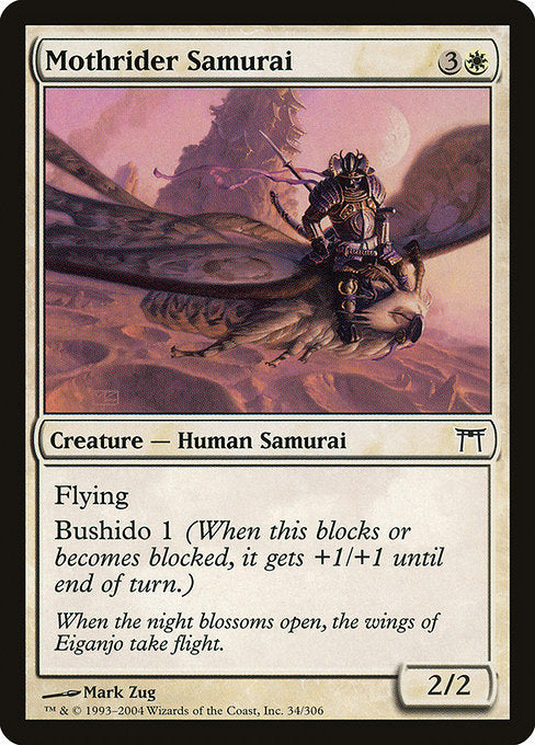 Mothrider Samurai (34) [Champions of Kamigawa]