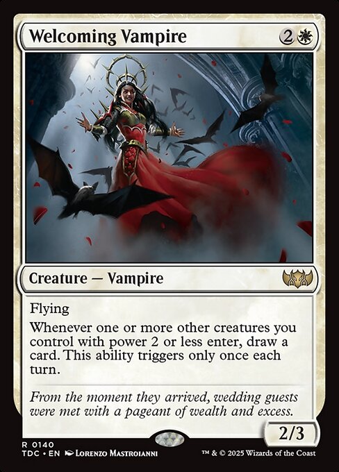Welcoming Vampire (140) [Tarkir: Dragonstorm Commander]
