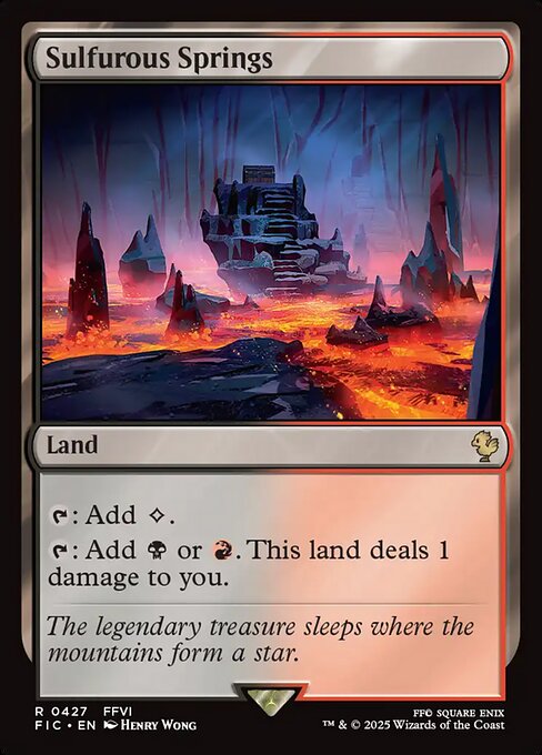 Sulfurous Springs (427) [Final Fantasy Commander]