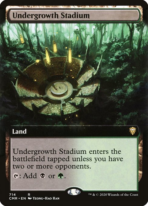 Undergrowth Stadium (714) [Commander Legends] [Extended Art]