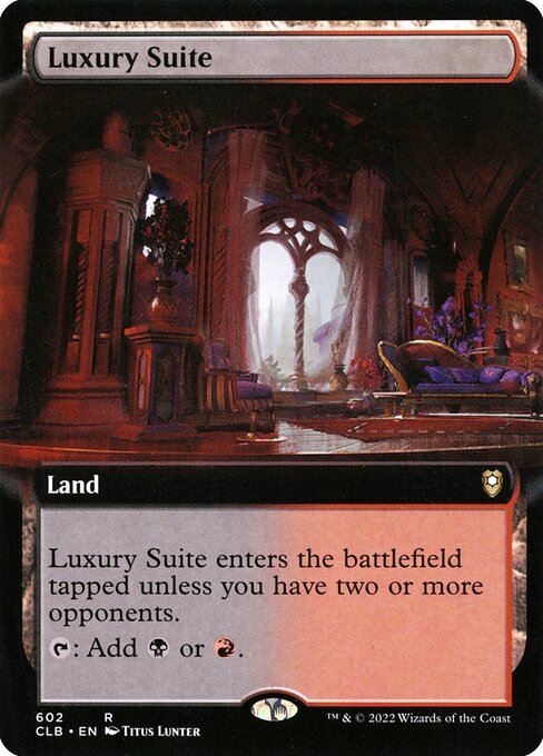 Luxury Suite (602) [Commander Legends: Battle for Baldur's Gate] [Extended Art]