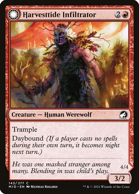 Harvesttide Infiltrator // Harvesttide Assailant (143) [Innistrad: Midnight Hunt]