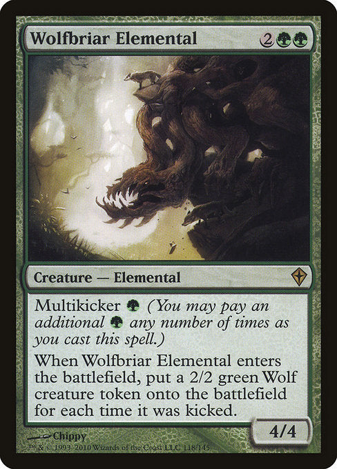 Wolfbriar Elemental (118) [Worldwake]