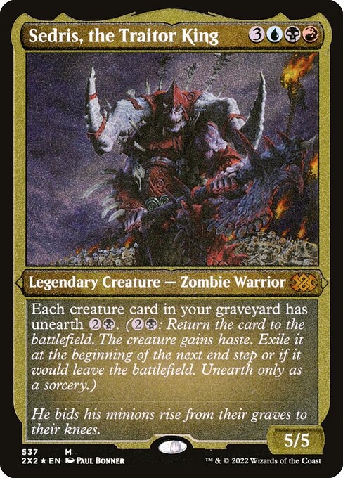 Sedris, the Traitor King (537) [Double Masters 2022]