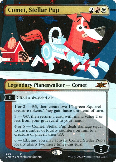 Comet, Stellar Pup (526) [Unfinity] [Borderless]