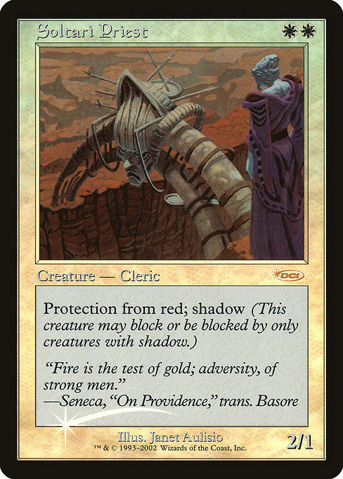 Soltari Priest (1) [Friday Night Magic 2002]