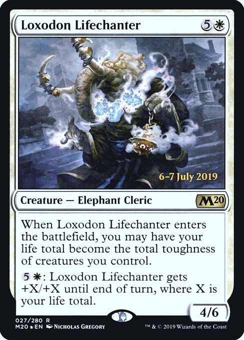Loxodon Lifechanter (27s) [Core Set 2020 Promos]
