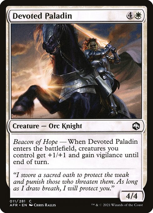 Devoted Paladin (11) [Adventures in the Forgotten Realms]