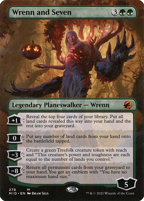 Wrenn and Seven (278) [Innistrad: Midnight Hunt] [Borderless]