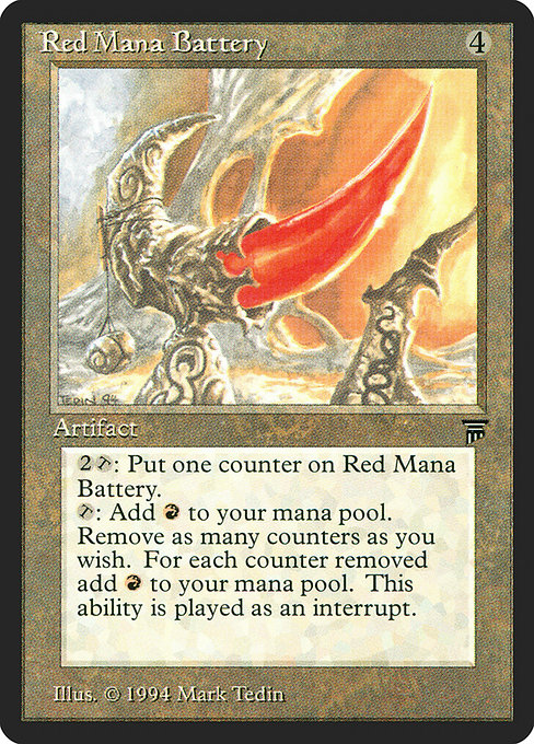 Red Mana Battery (291) [Legends]
